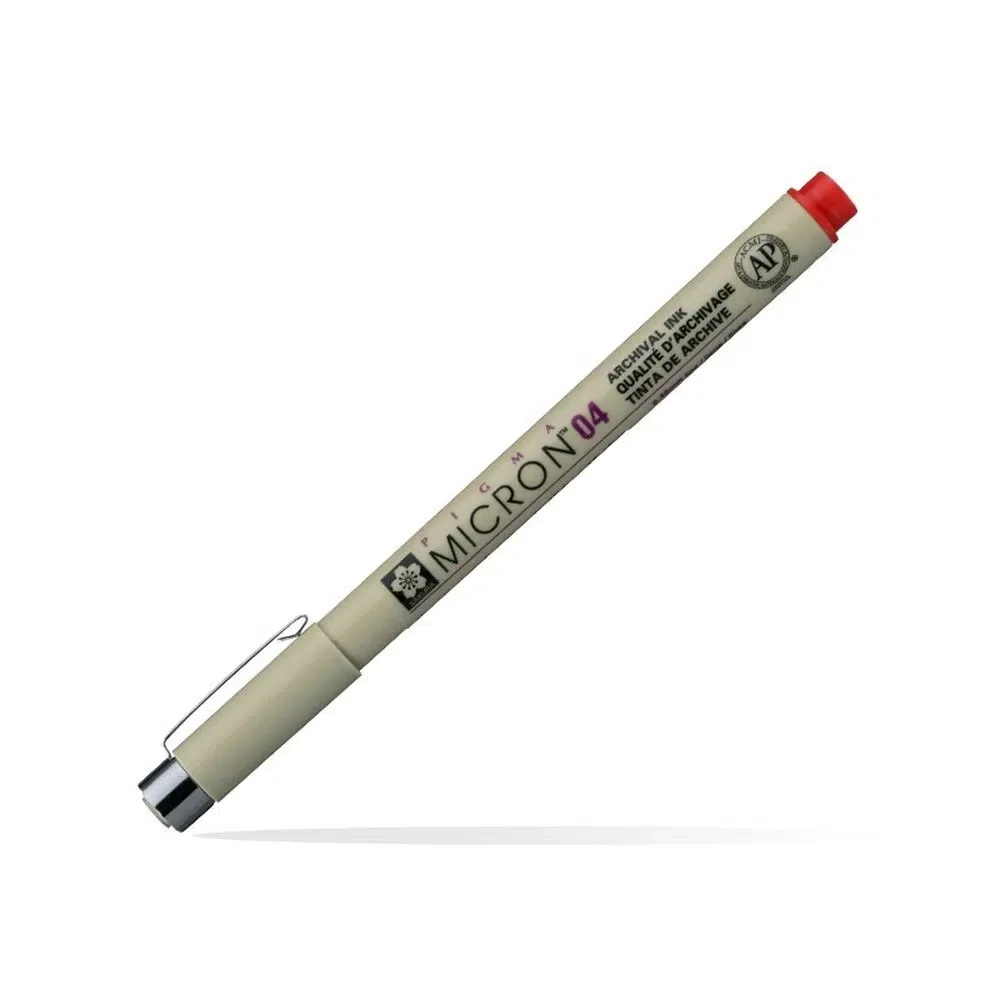 Royal Talens Liner Pigma Micron 04, 0.4mm, Crveni