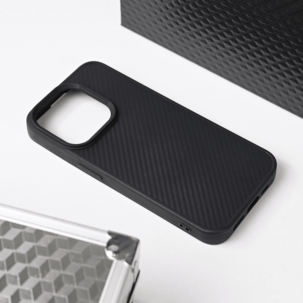 Maska za iPhone 15 Pro 6.1 Magsafe Kevlar, Crna