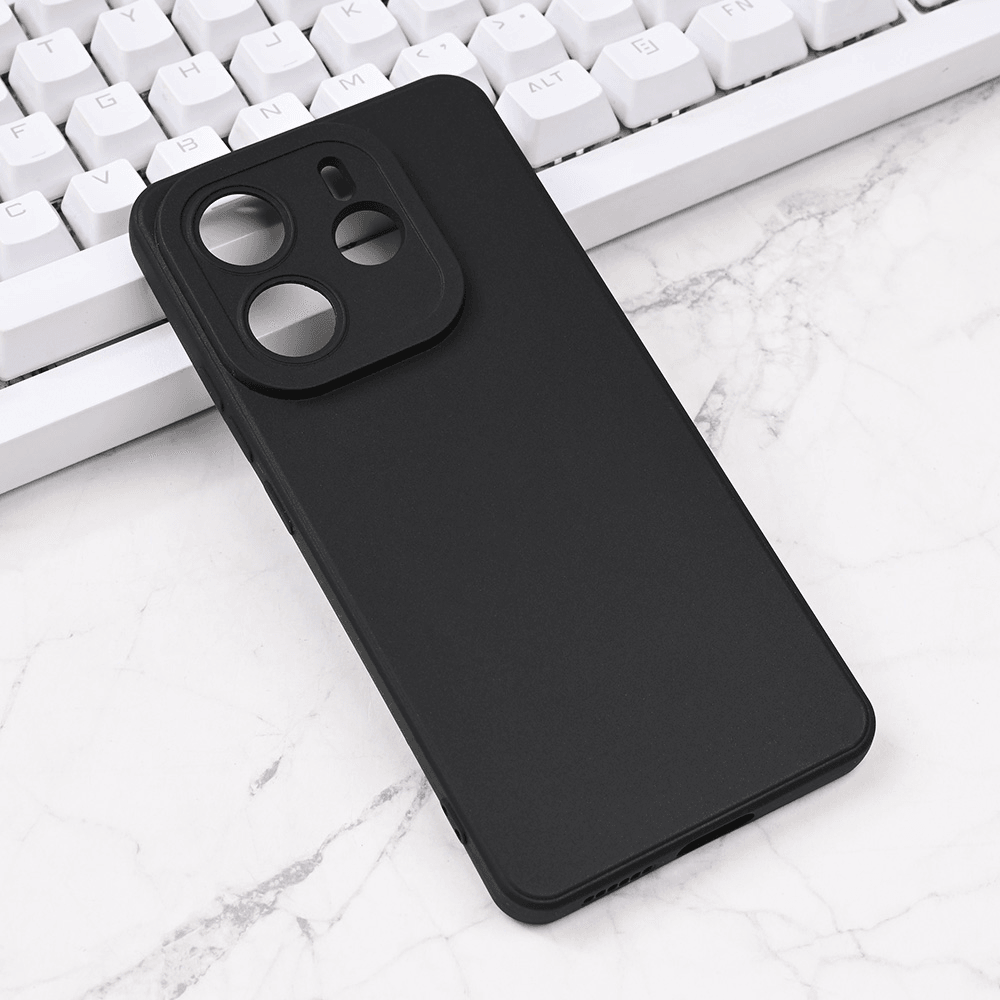 Maska za Xiaomi Redmi Note 14 5G Silikon Pro Camera, Crna