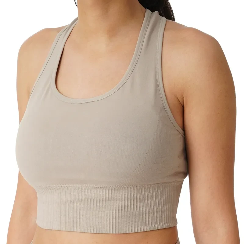 Eastbound Ženski top Wms Asana Seamless Bra, Svetlosivi