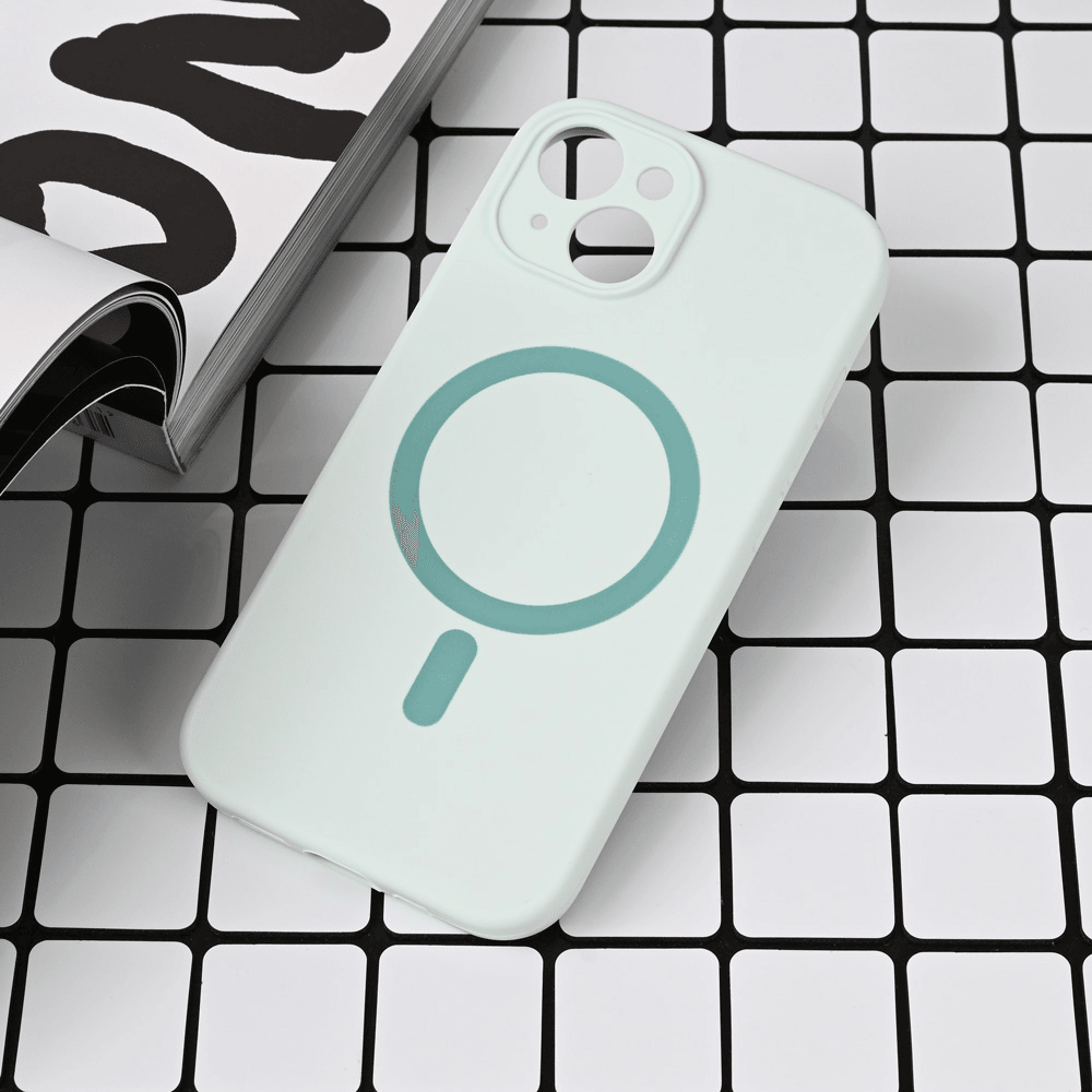 Maska za iPhone 15 6.1 Magsafe Pure color, Menta