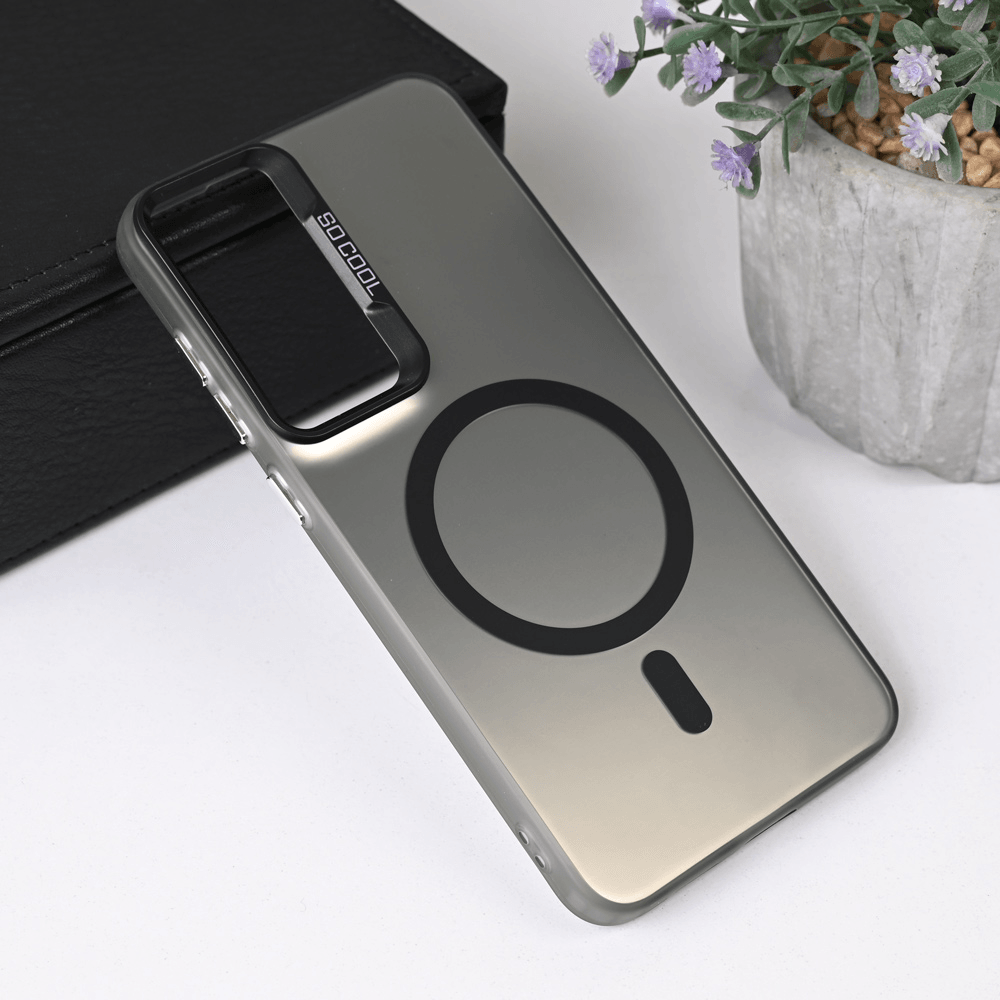 Maska za Samsung S25 Plus Magsafe Clear, Crna