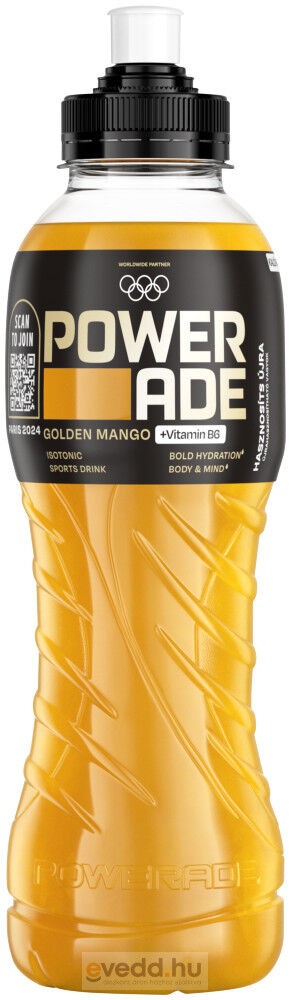 Powerade Golden Mango Izotonični napitak sa ukusom manga i vitaminom B6 500ml x 12