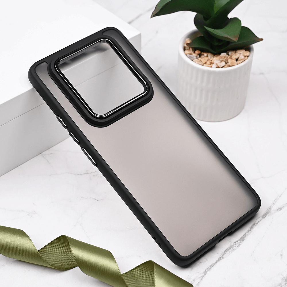 Maska za Xiaomi Redmi Note 14 Pro 5G Shining Camera, Crna