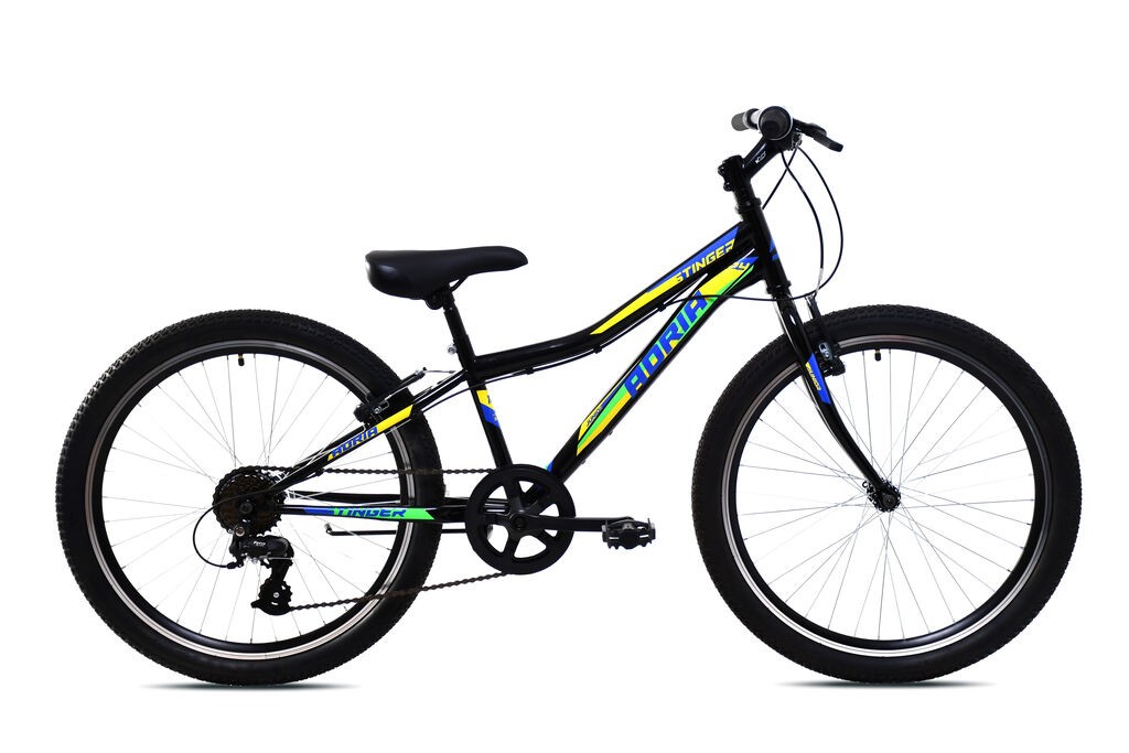 Adria Bicikl za decu Stinger, 24"/13", Crni
