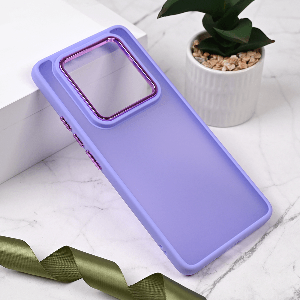 Maska za Xiaomi Redmi Note 14 Pro 5G Shining Camera, Lavanda