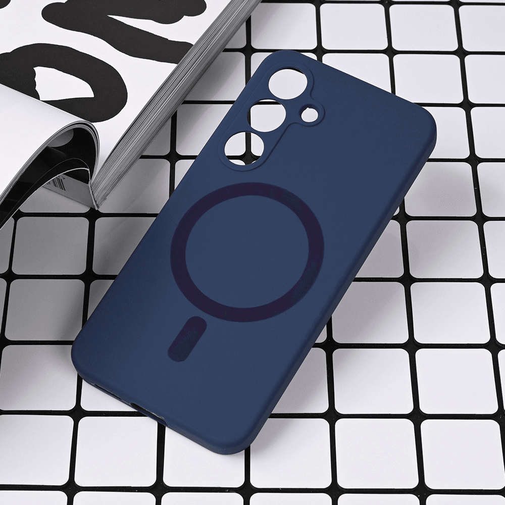 Maska za Samsung S25 Magsafe Pure color, Tamnoplava