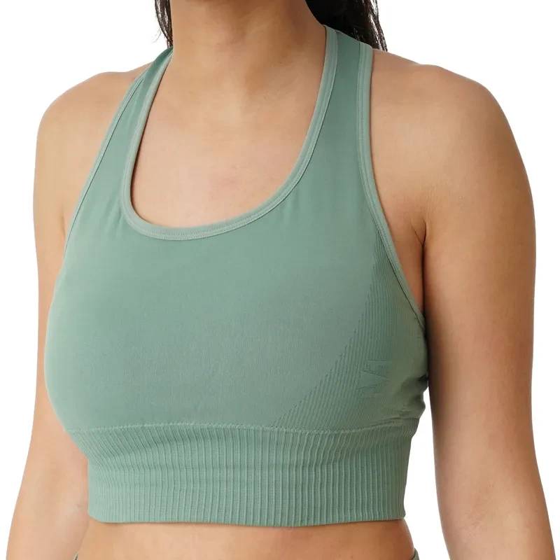 Eastbound Ženski top Wms Asana Seamless Bra, Zeleni