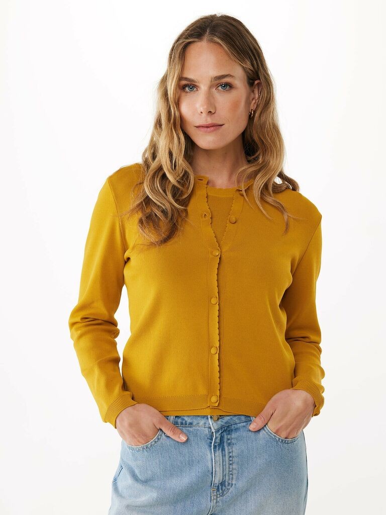 Mexx Ženski kardigan Peony, Žuti