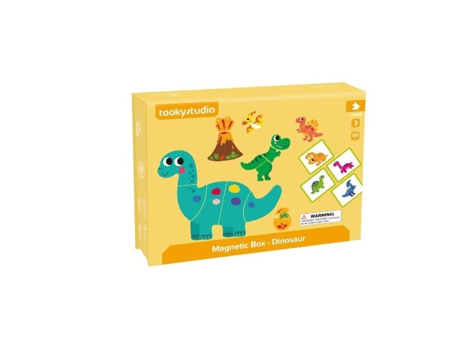 Tooky toys Magnetna kutija dinosaurusi