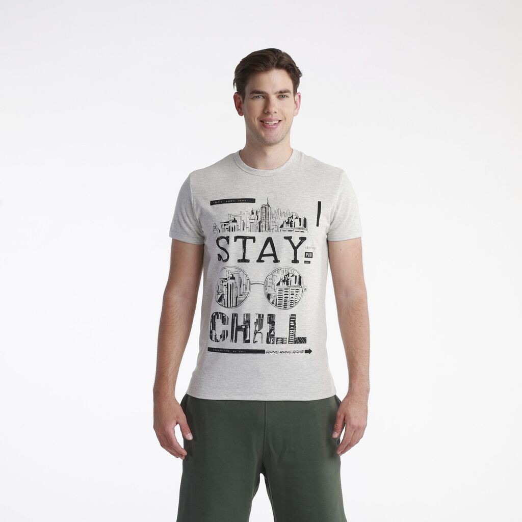 Rang Muška majica Cameron, Siva