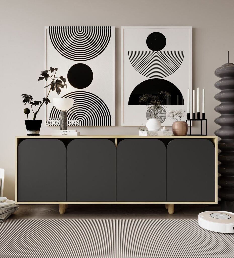 Hanah Home Komoda Lazio Bohem 180, Antracit