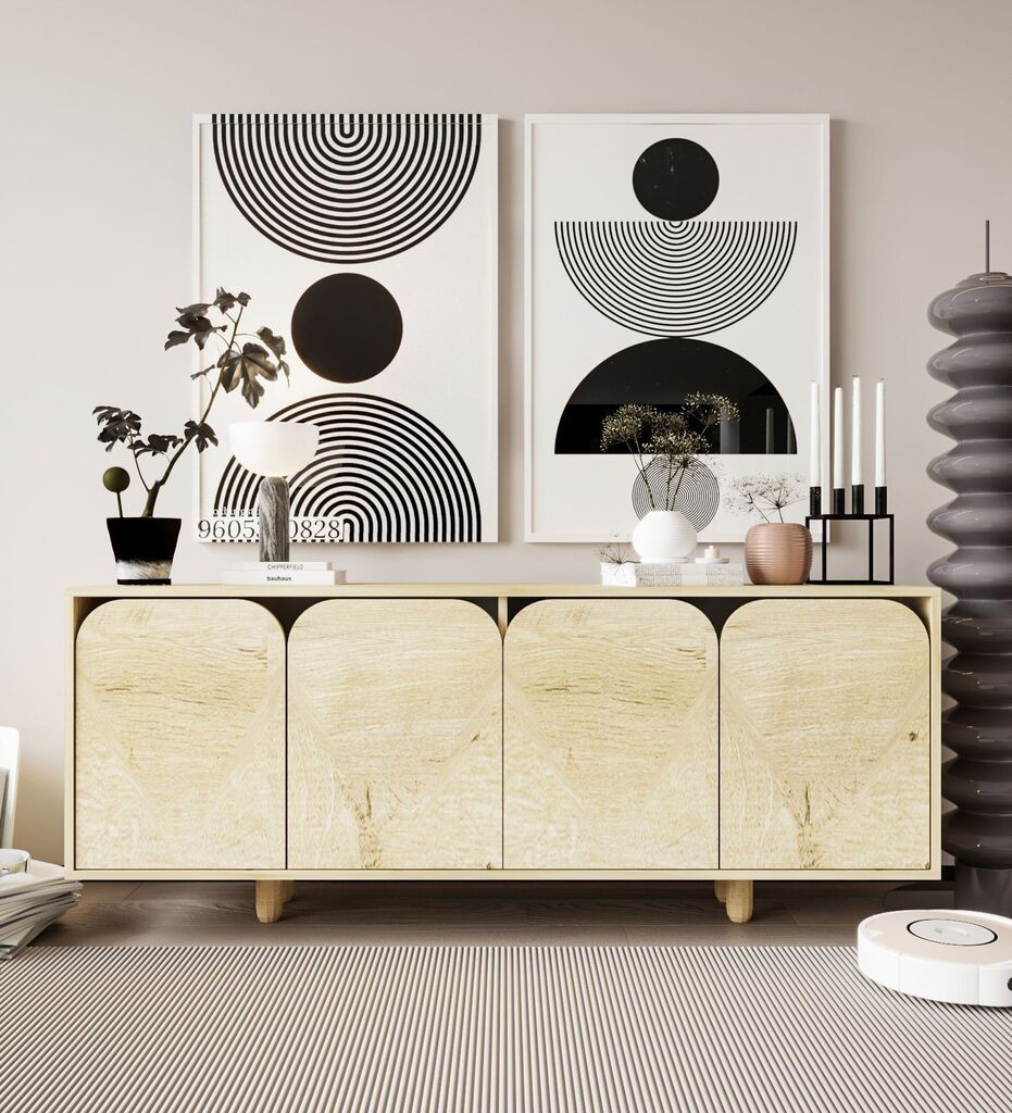 Hanah Home Komoda Lazio Bohem 180, Hrast