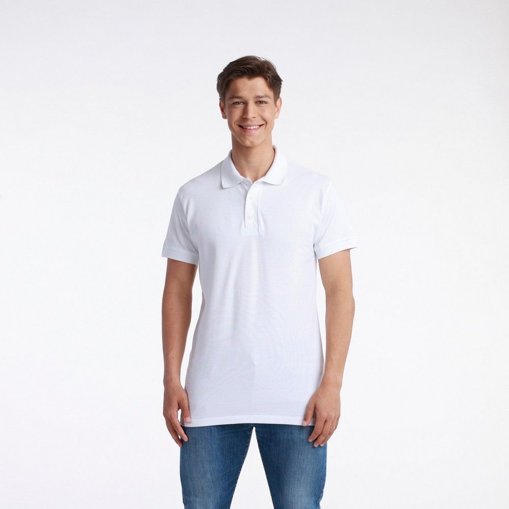 Rang Muška polo majica Enzo, Bela