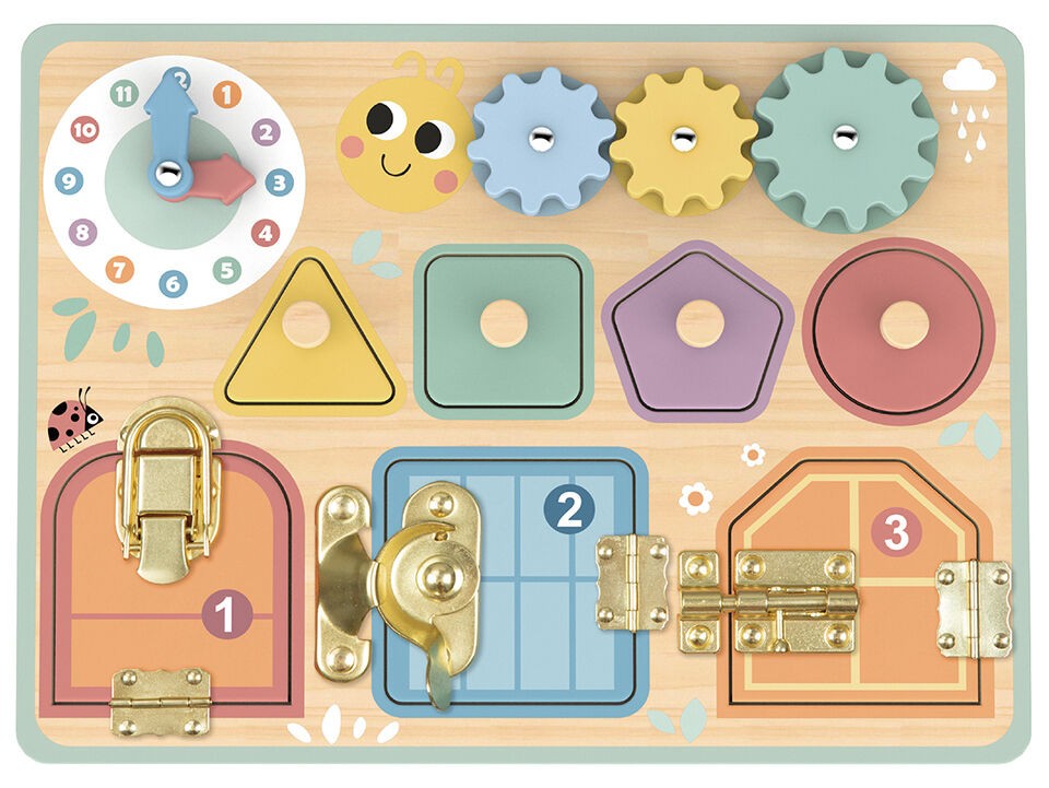 Tooky toys Drvena tabla zavrtnji