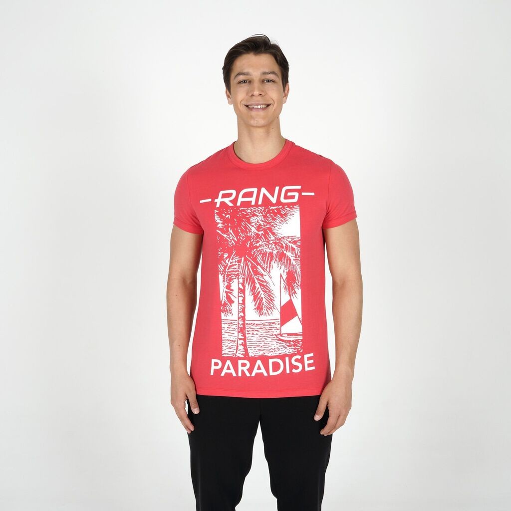 Rang Muška majica Kaleb, Crvena