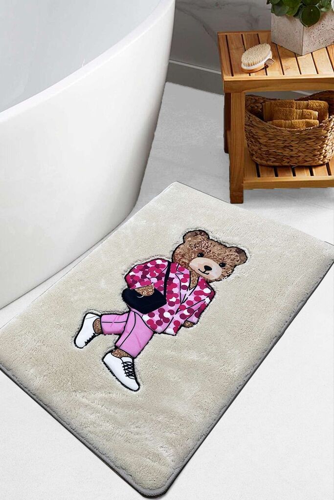 L'essentiel Maison Prostirka za kupatilo Boss Bear, Bež