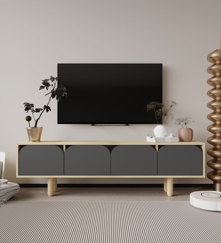 Hanah Home TV Komoda Lazio, Antracit