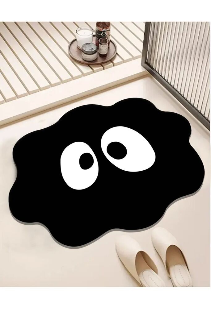 L'essentiel Maison Prostirka za kupatilo Loso, Crna