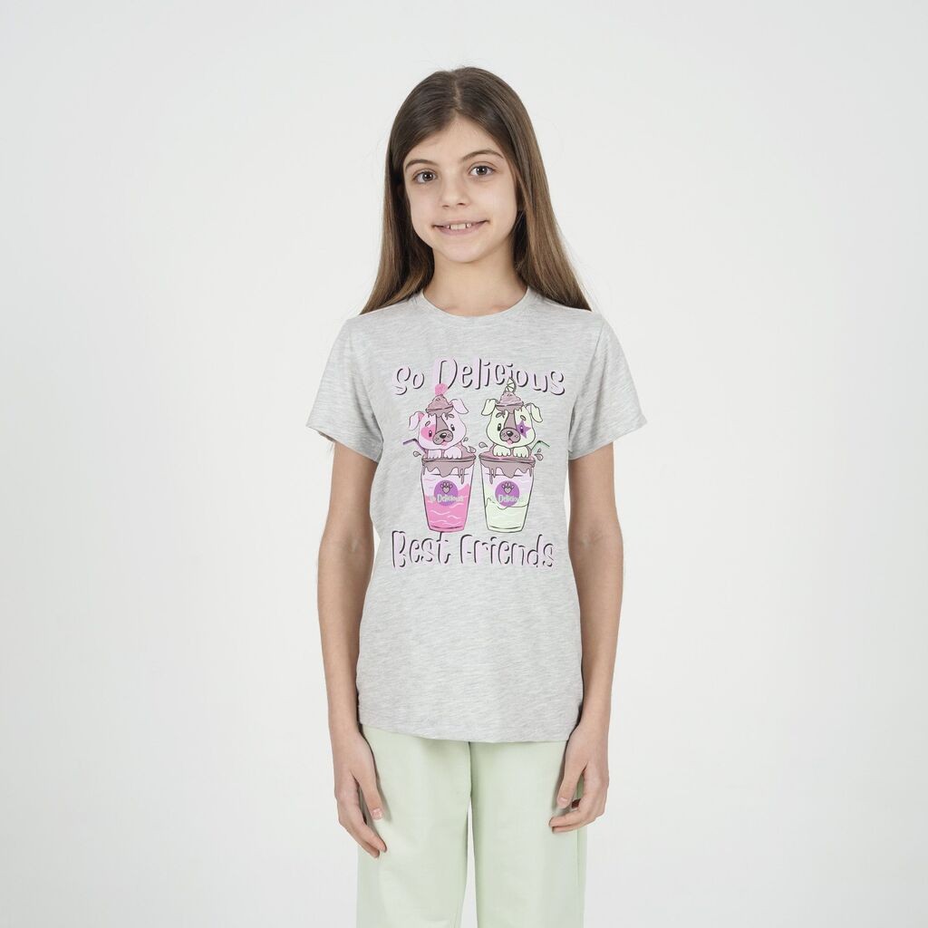 Rang Majica za devojčice Shannon GG, Siva