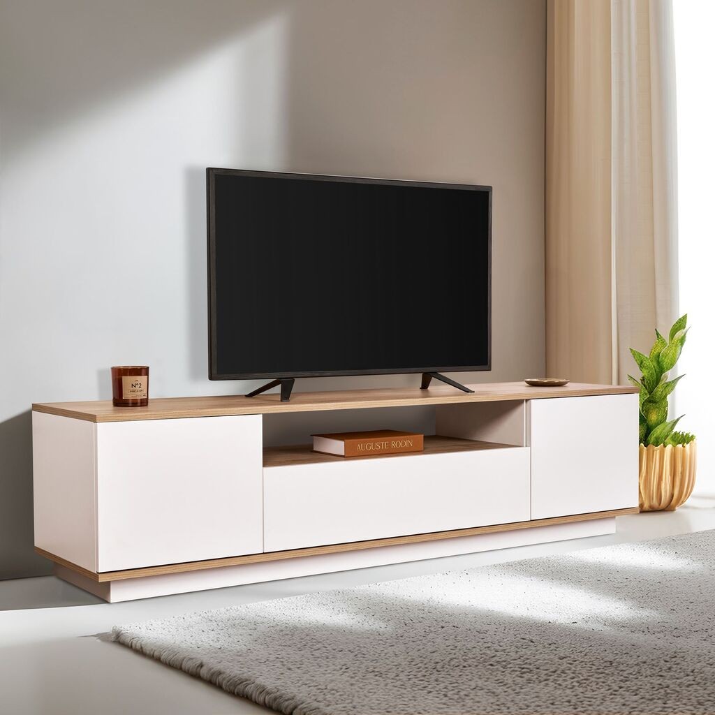 Hanah Home TV Komoda Veramont, Hrast