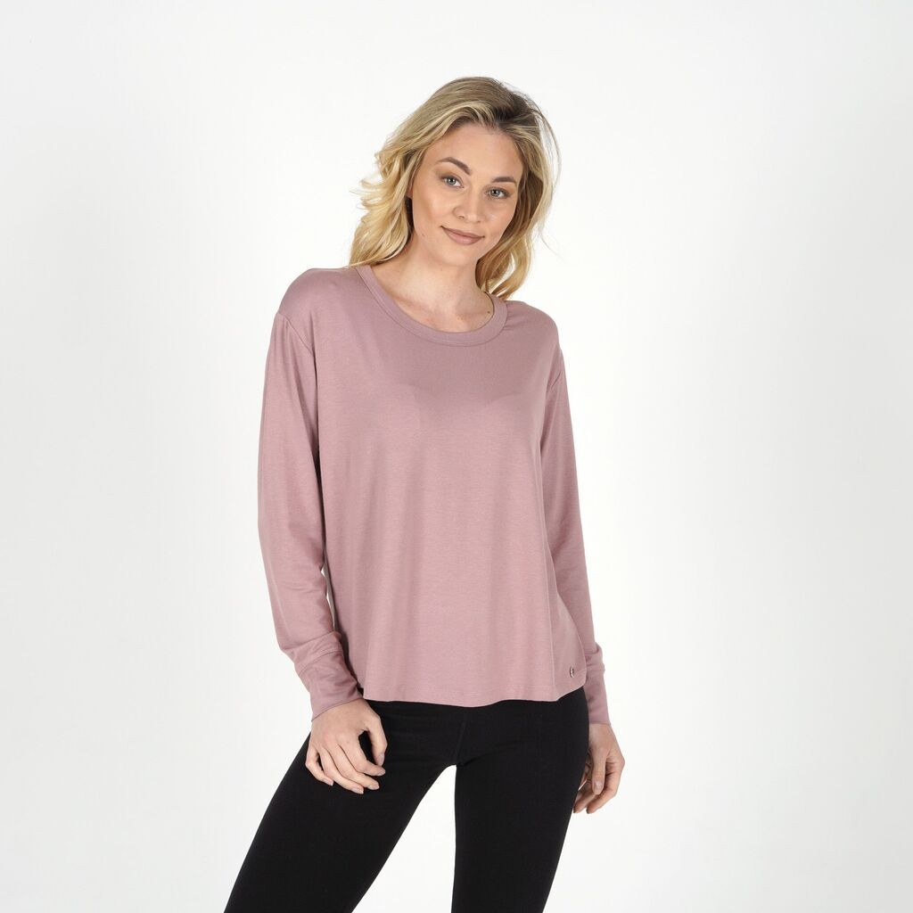 Rang Ženska majica dugih rukava Novalee, Roze