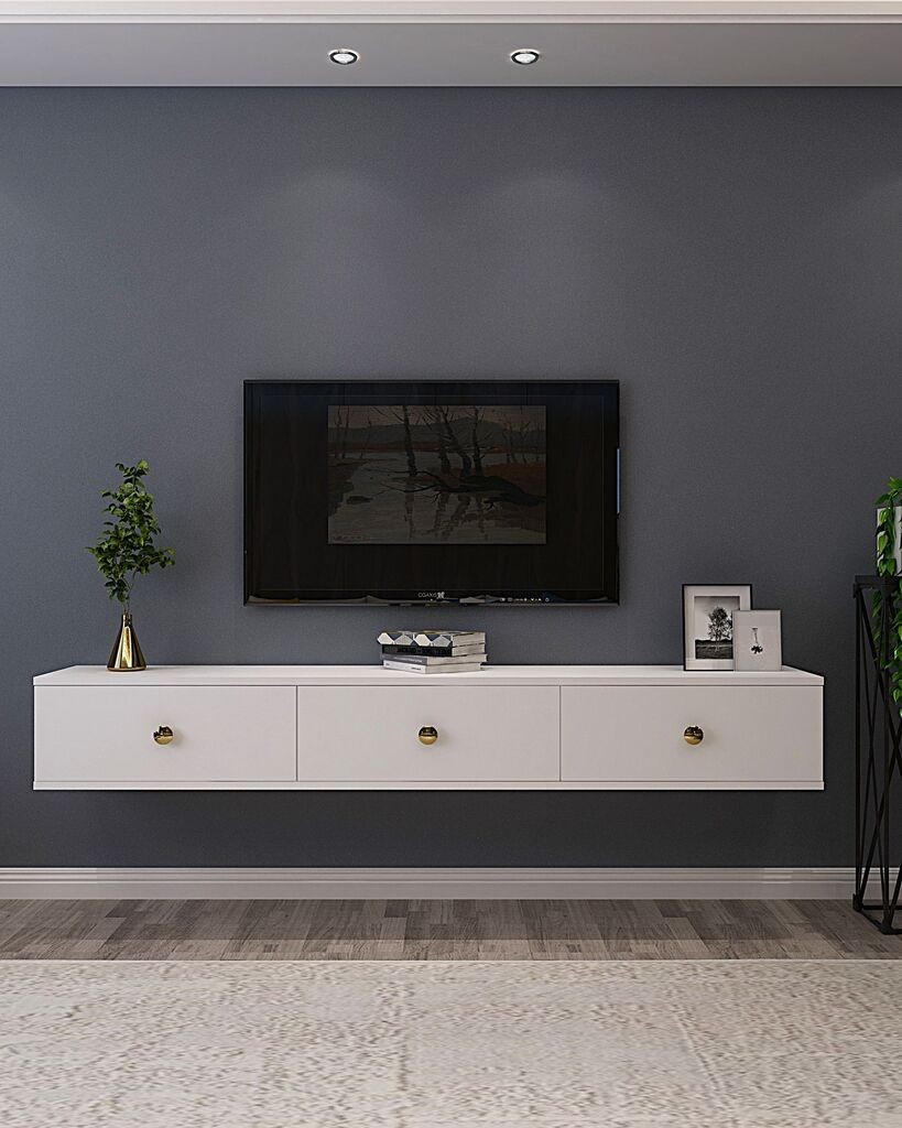 Hanah Home TV Komoda Zuzu 180, Bela