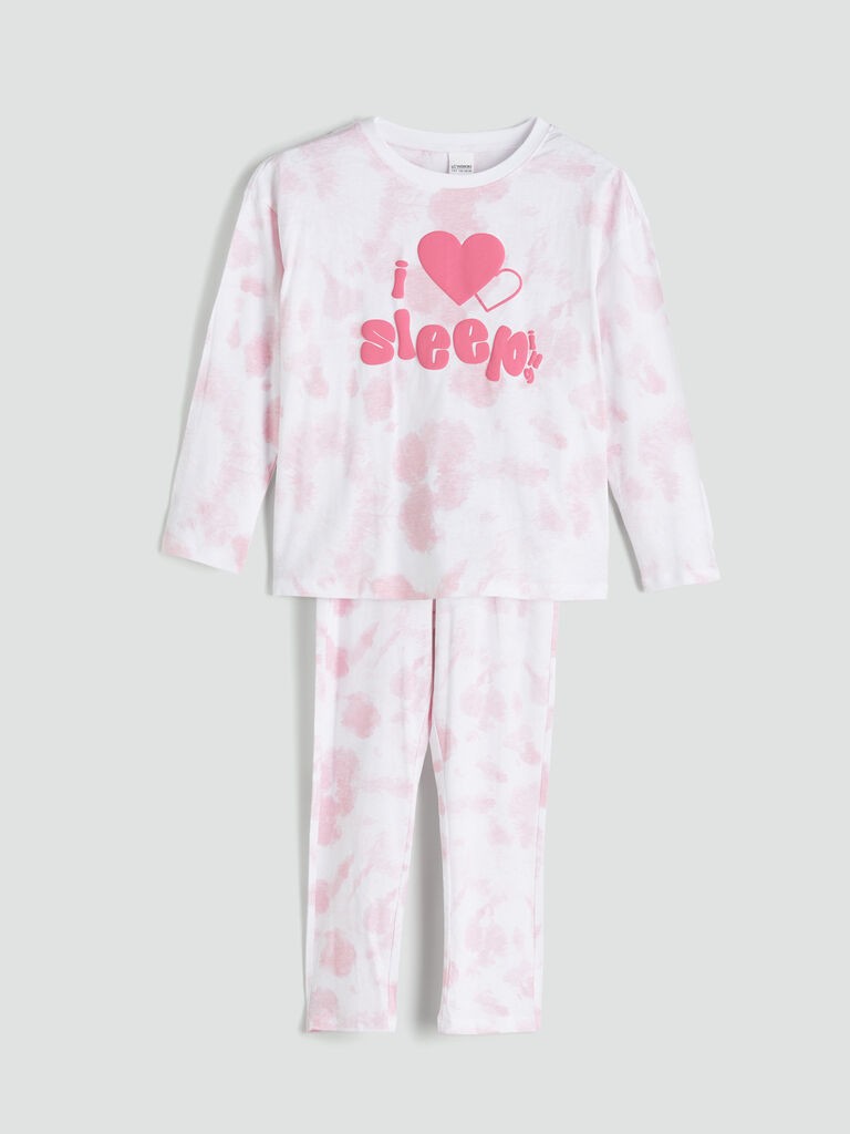 LC Waikiki Pidžama za devojčice W52648Z4-LU8, Bela