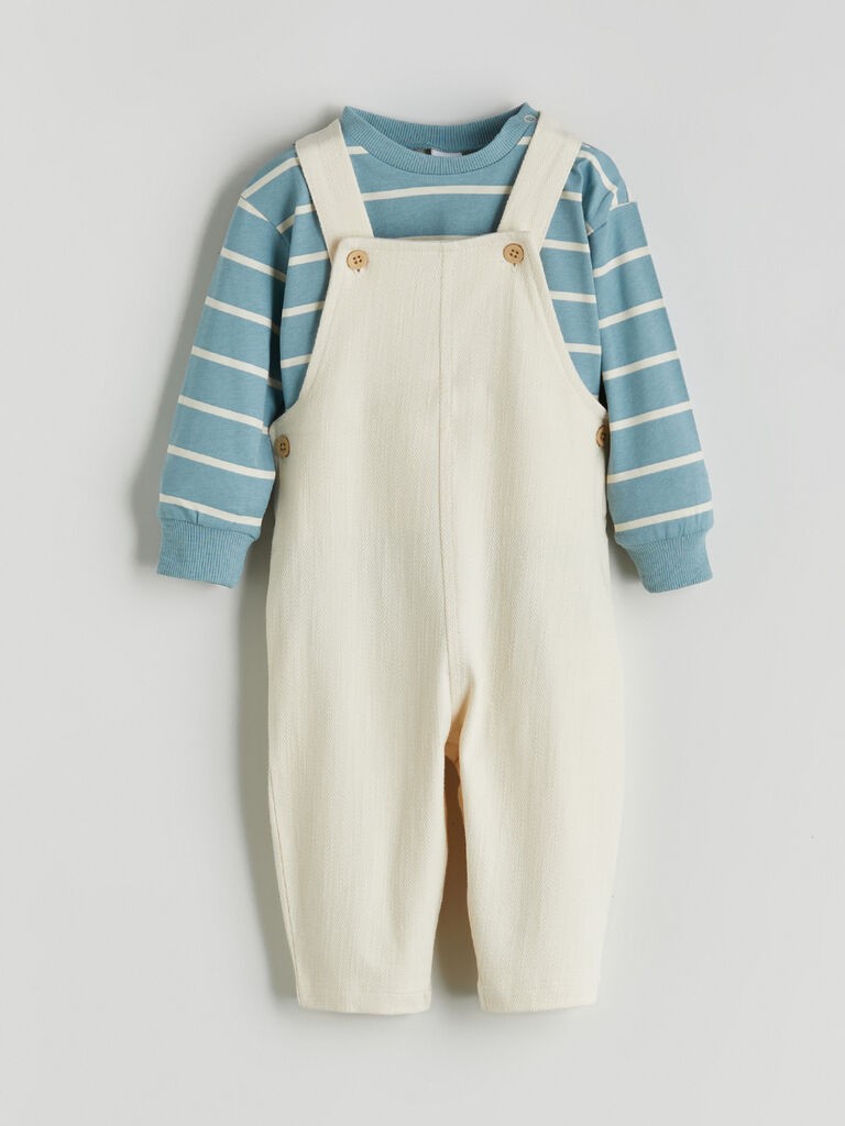 LC Waikiki Kompleti za bebe dečake W53493Z1-YMU, Bež