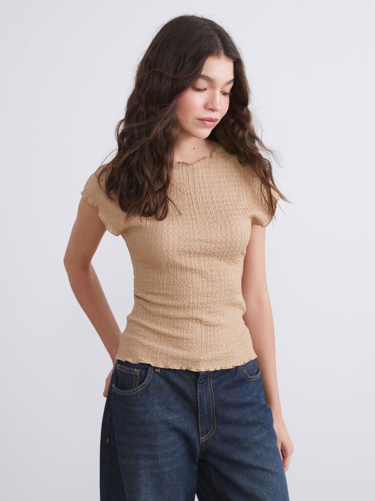 LC Waikiki Ženska bluza W5J377Z8-V38, Bež