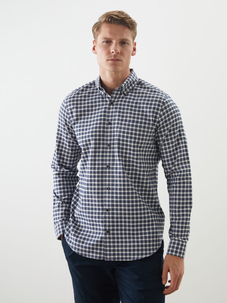 LC Waikiki Muška košulja W53415Z8-LN6, Teget