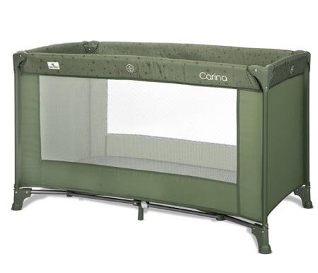 Lorelli Prenosivi krevetac Carina, Stars, Tamnozeleni