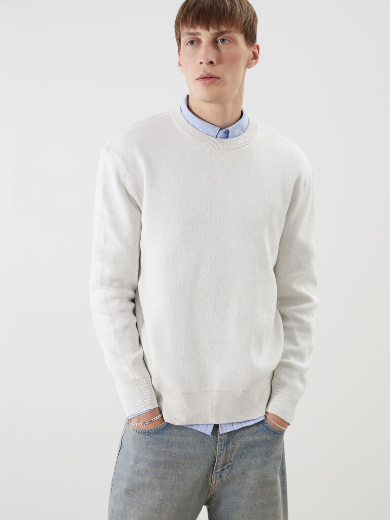 LC Waikiki Muški džemper W53342Z8-MXN, Bež