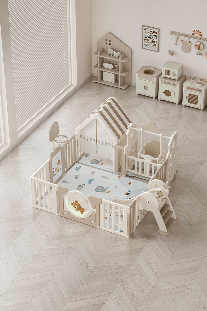 Dečija ogradica-igraonica Medin Mesec, Bež