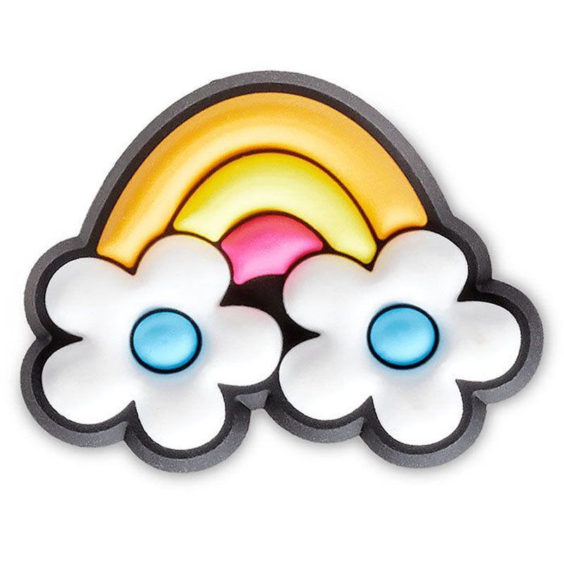 Crocs Ukras za papuče 70S RAINBOW