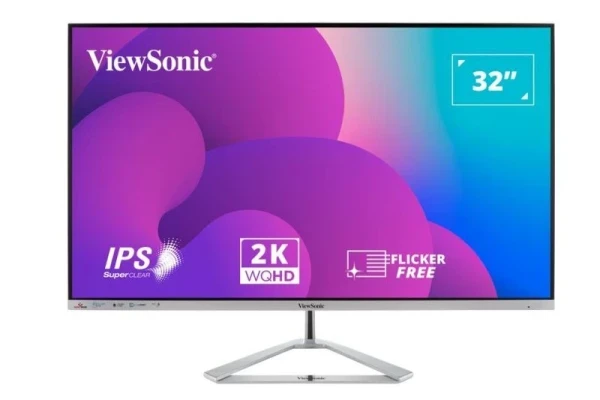 ViewSonic Monitor, 32", 2560x1440, QHD, 75Hz, IPS, 4ms, HDMI, DP, mini DP, Zvučnici