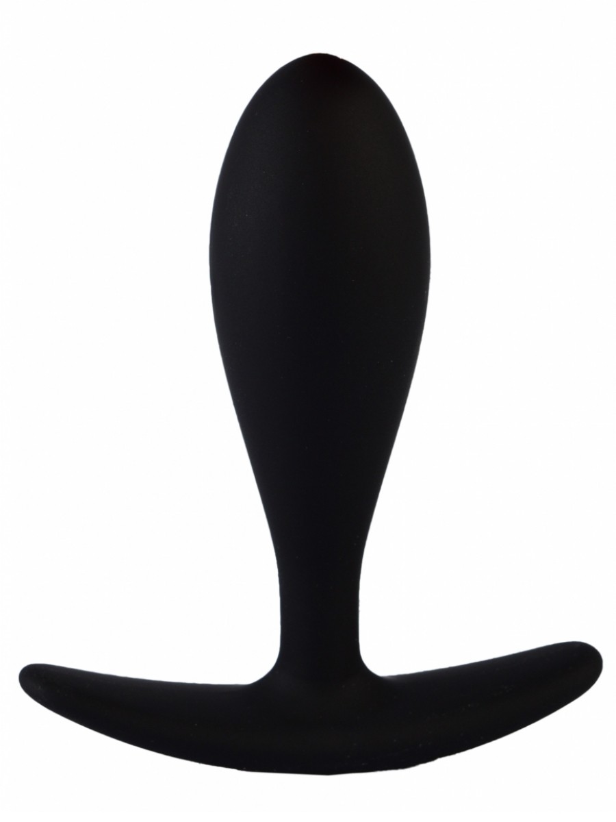 ARGUS TOYS Analna kupa T-Plug, Silikonska, Crna