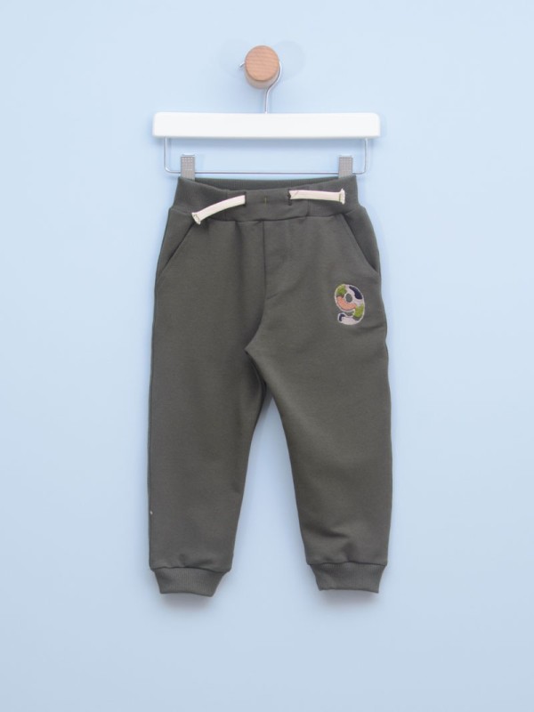 MALECKI Donji deo trenerke za dečake 0036, Tamnozeleni