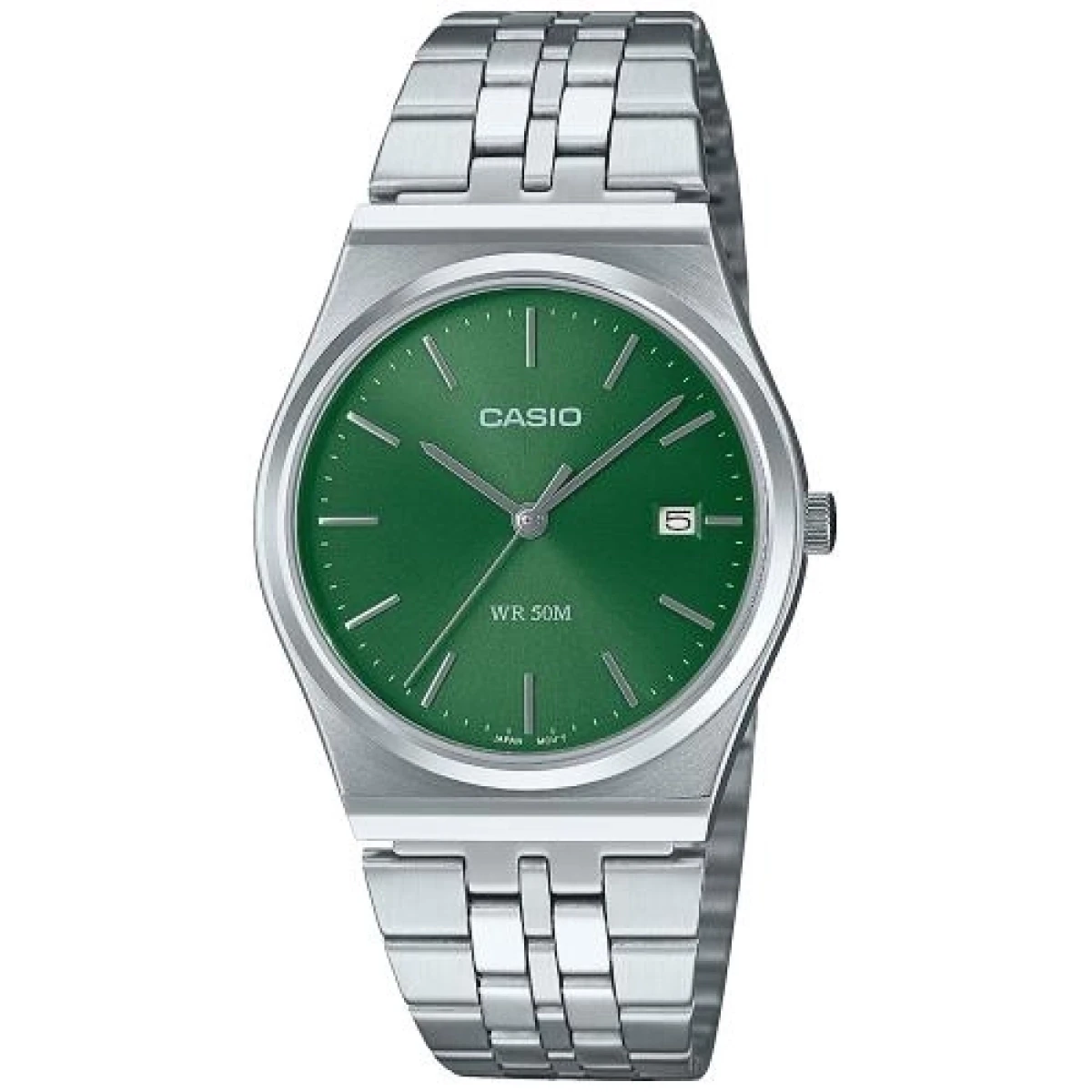 CASIO Ručni sat MTP-B145D-3AVEF, Zeleno-srebrne boje