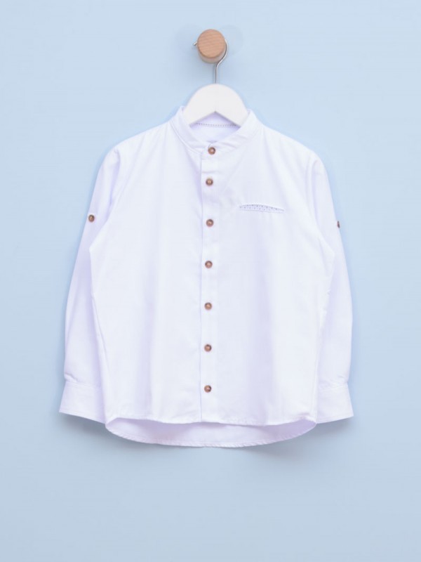 TAM TAM Košulja za dečake 9448, Bela