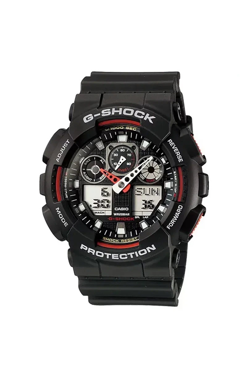 CASIO G-SHOCK Muški sat GA-100-1A4DR, Crni