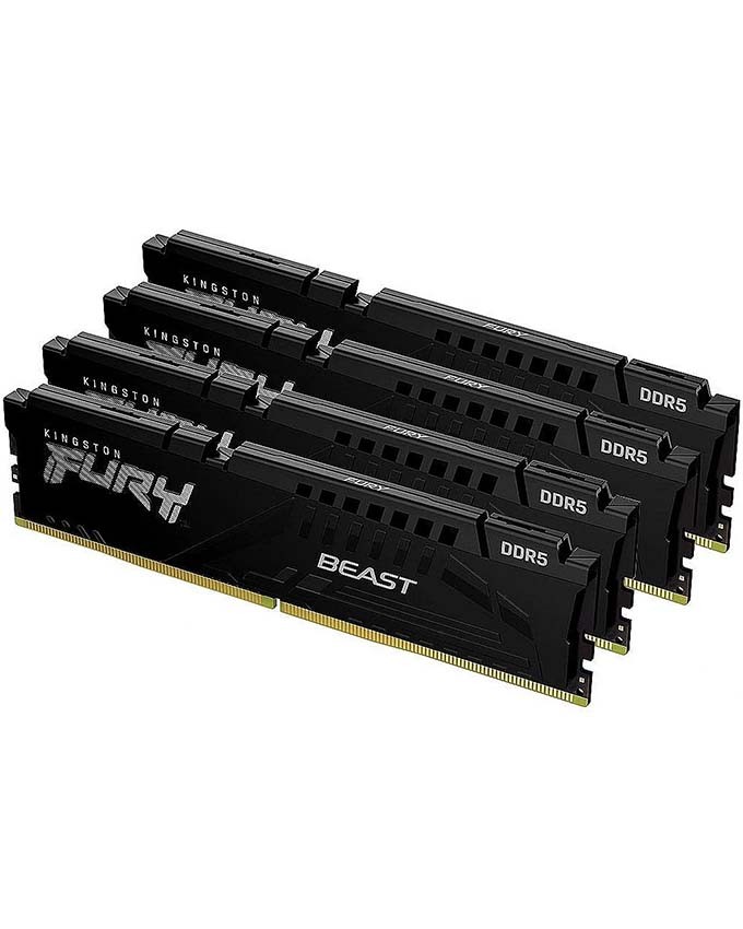 KINGSTON Ram memorija Fury Beast DDR5, KF556C40BBK4-128 (4x32), 128GB, 5600MHz