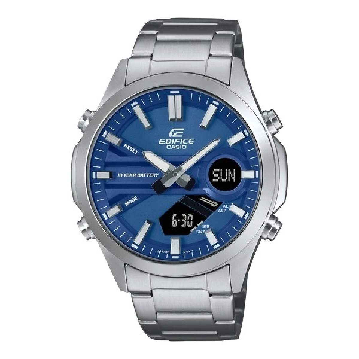 CASIO Muški sat EFV-C120D-2A, Srebrne boje