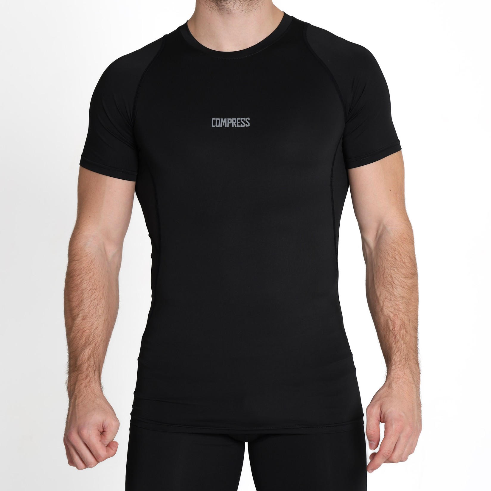 COMPRESS Muška majica kratkih rukava Original 1, Crna
