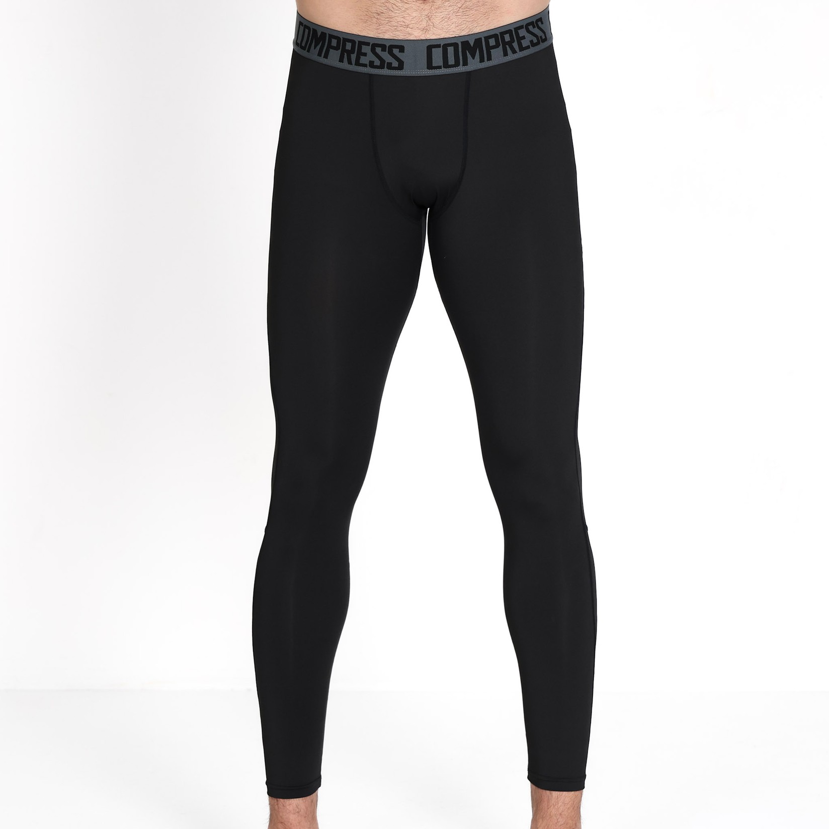 COMPRESS Muške helanke, Crne