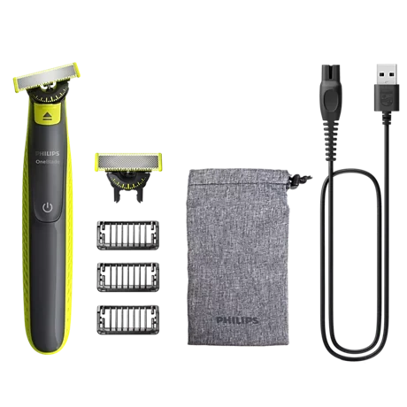 PHILIPS Trimer za bradu One Blade QP2724/31, Sivo-zeleni