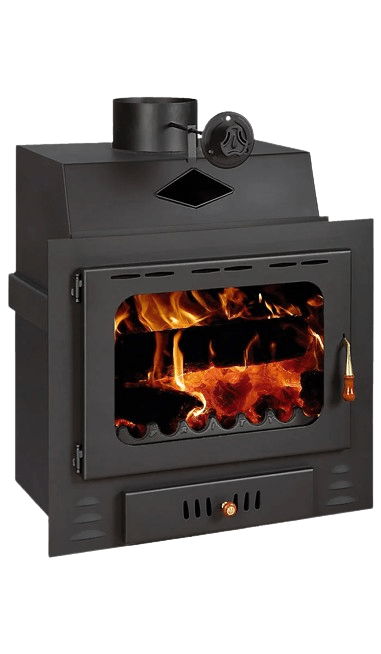 PRITY G Kamin na drva, 16 kW, Crni