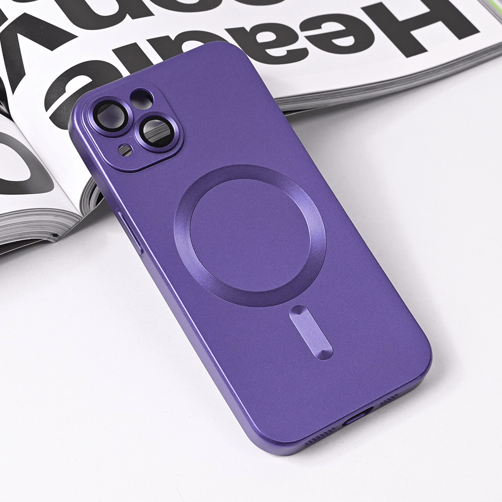 Maska za telefon Magsafe Chrome za iPhone 14 6.1, Ljubičasta