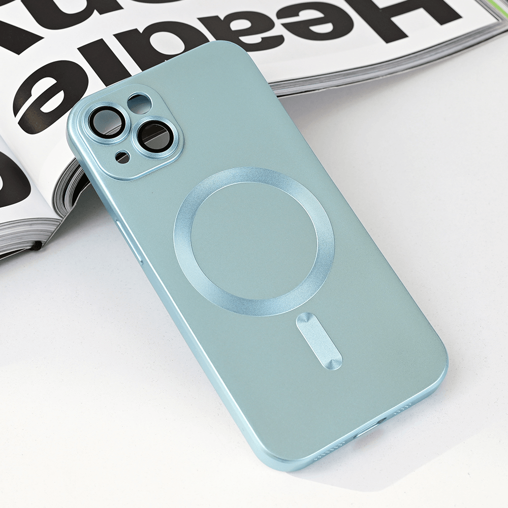 Maska za telefon Magsafe Chrome za iPhone 14 6.1, Plava