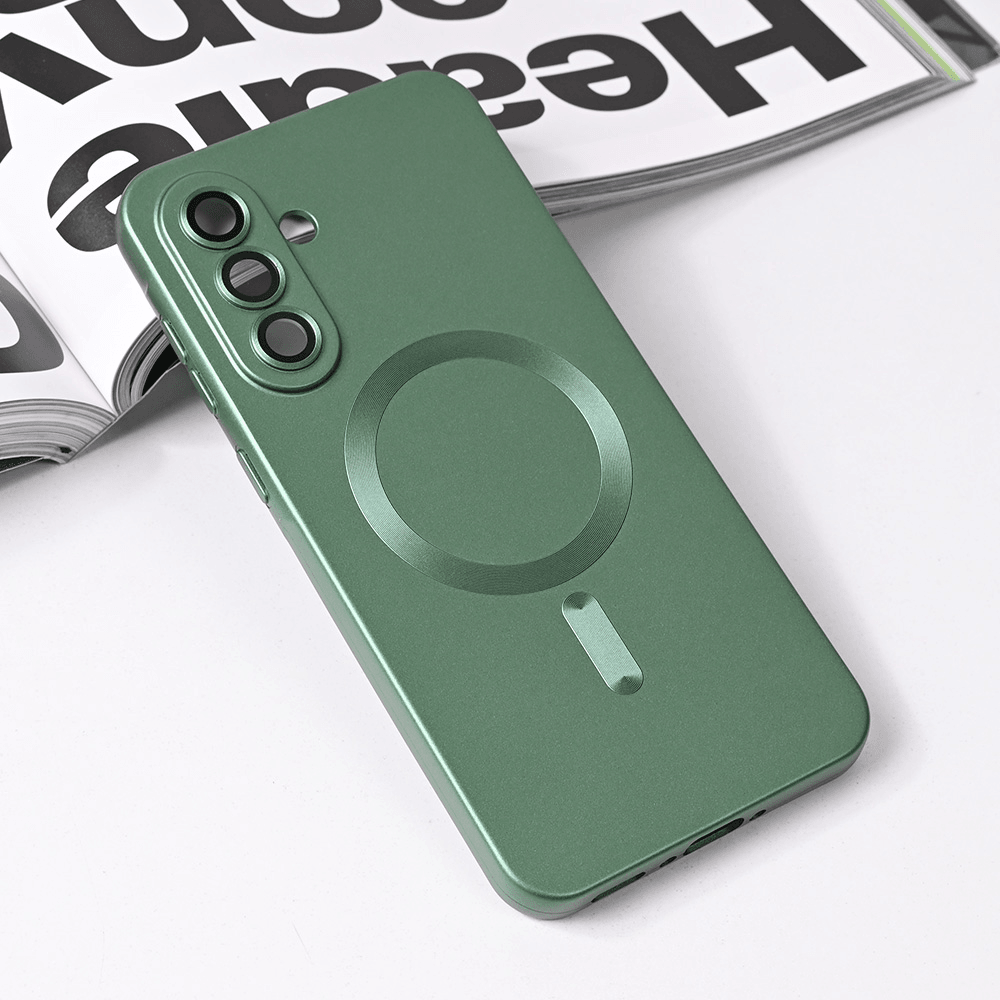 Maska za telefon Magsafe Chrome za Samsung A566B Galaxy A56, Zelena